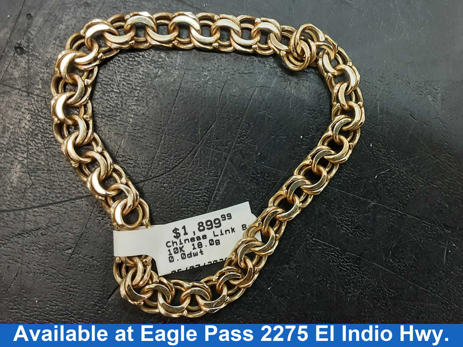 Bracelet - Yellow Gold 10k (.417) 18 grams 7 inch