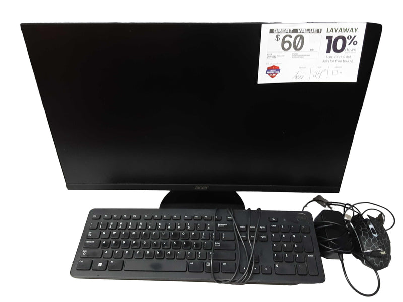Acer Sa242y Black Computer Monitor