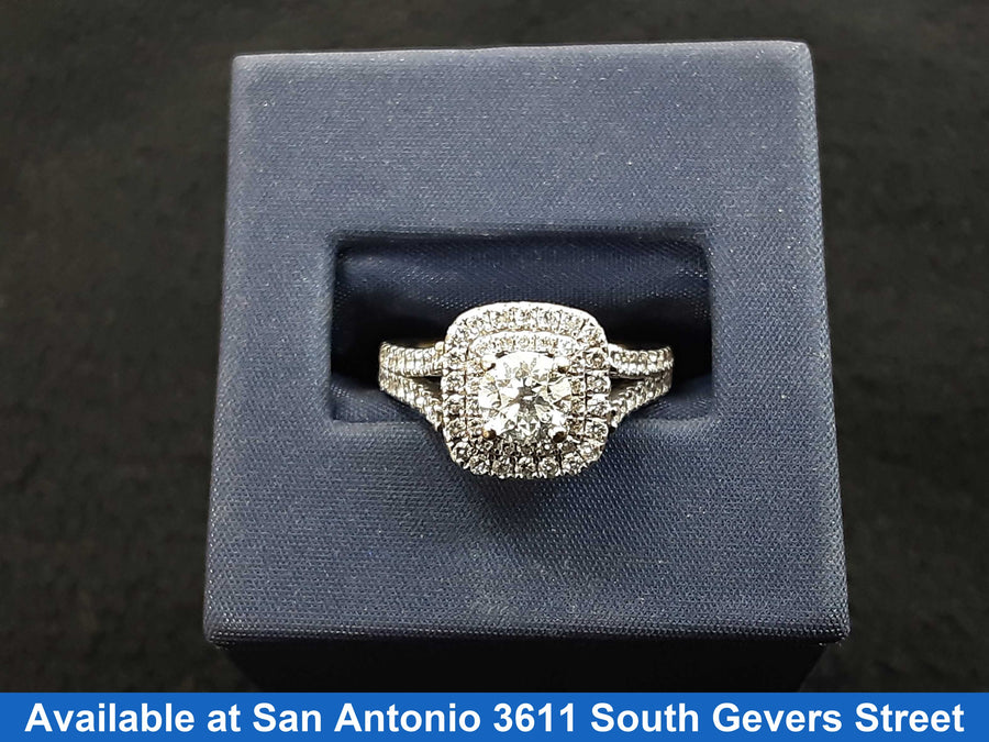 Women's Ring - White Gold 14k (.585) 5.6 grams Size 20