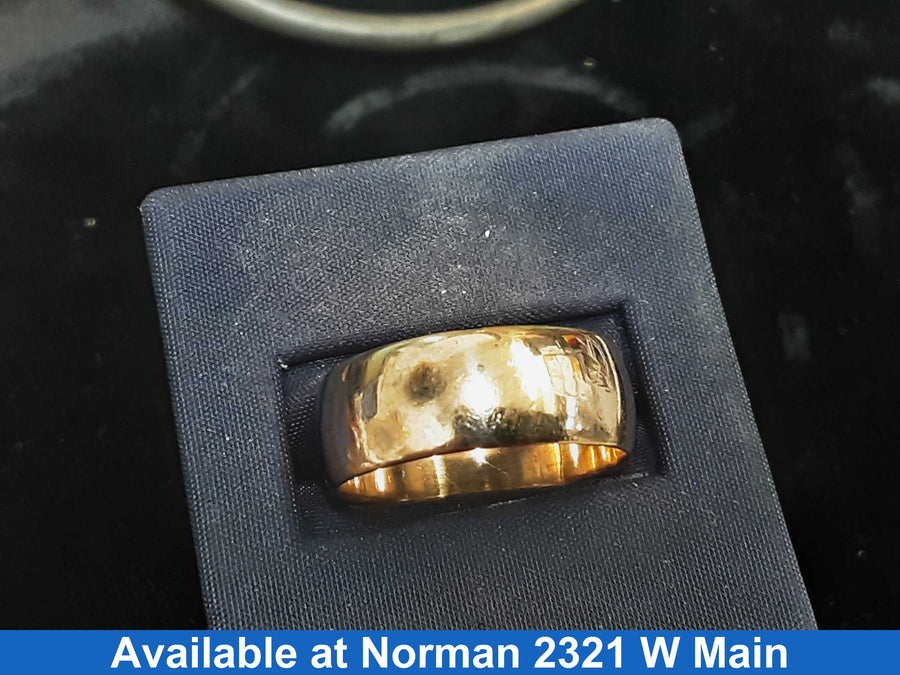 Ring - Wedding Band - Yellow Gold 14k (.585) 6.4 grams Size 10
