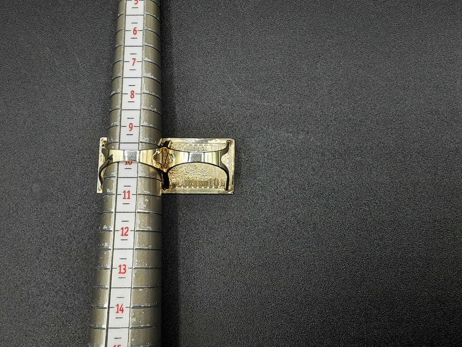 Men's Ring - Yellow Gold 10k (.417) 11.3 grams Size 10.5