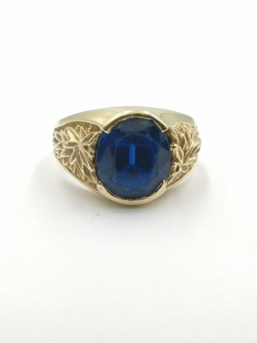 Men's Ring - Yellow Gold 14k (.585) 7.3 grams Size 9.5