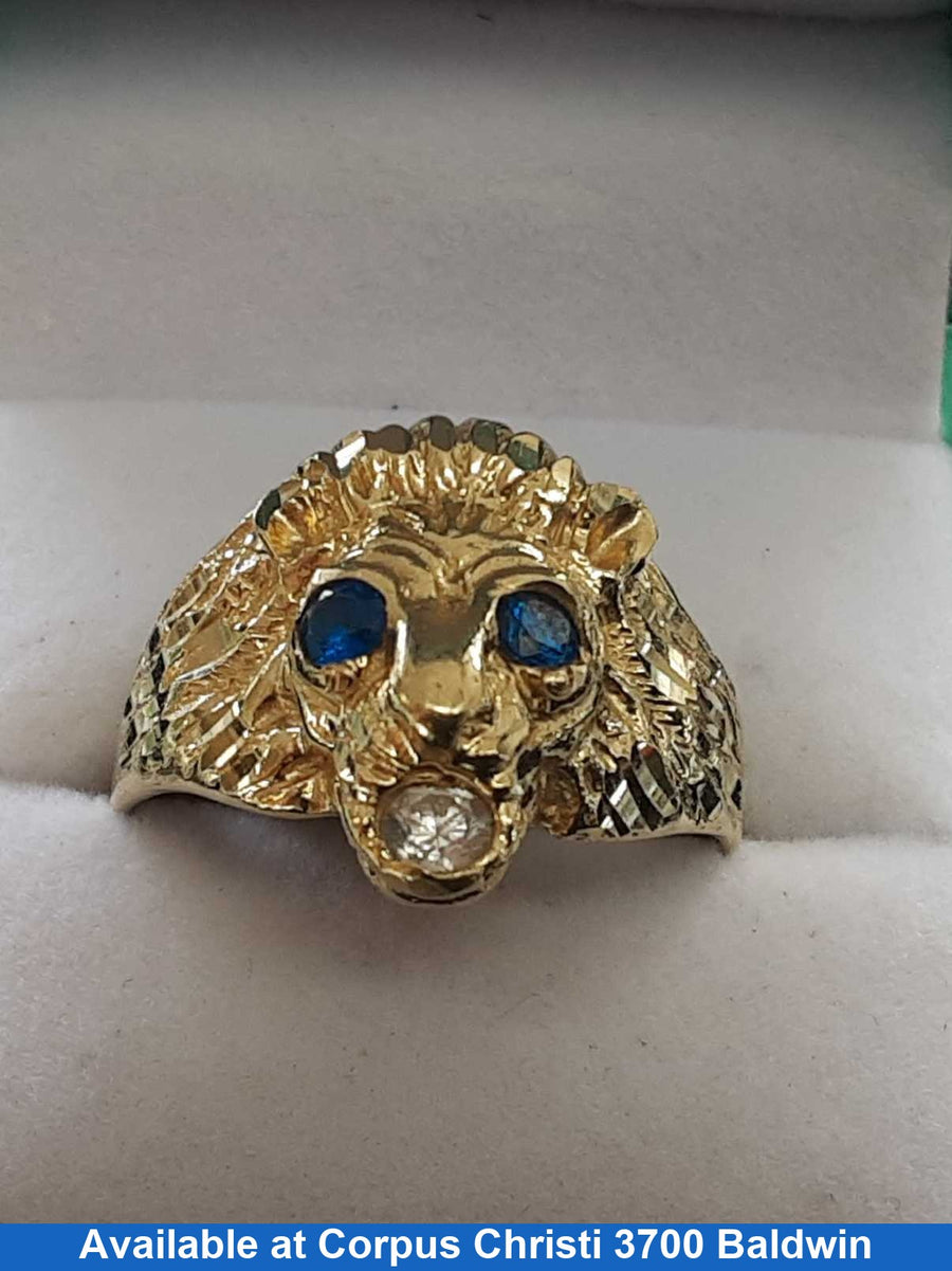 Men's Ring - Yellow Gold 14k (.585) 5.8 grams Size 11