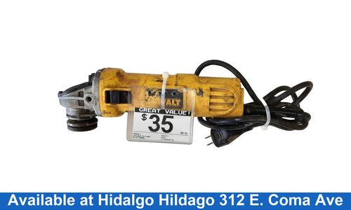 Dewalt Dwe1011 Yellow Corded Grinder