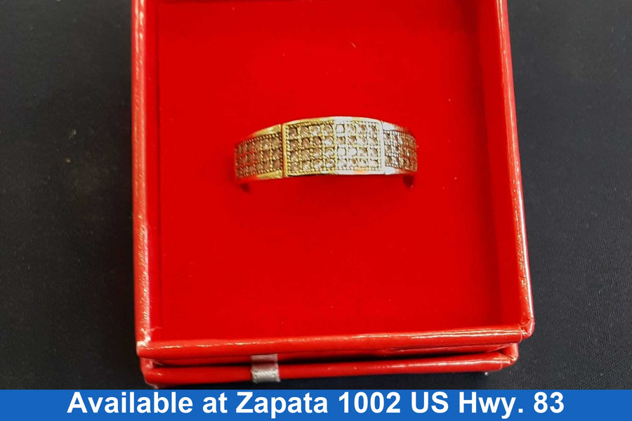 Ring - Wedding Band - Yellow Gold 10k (.417) 3.1 grams Size 8