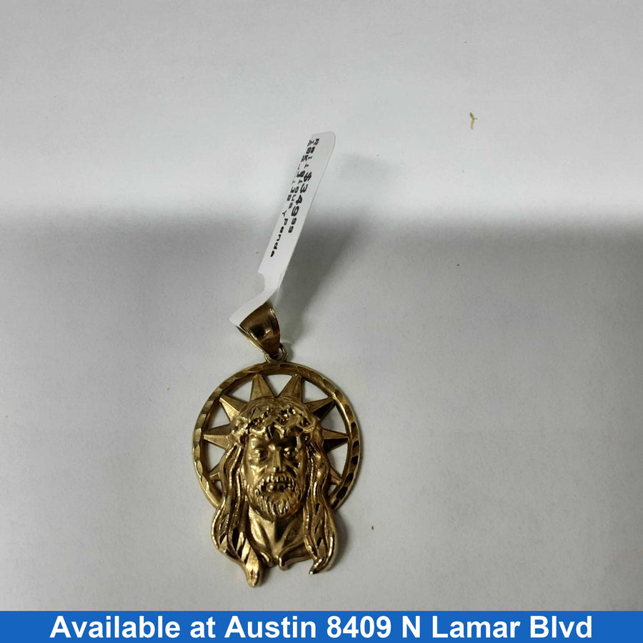 Religious Pendant - Yellow Gold 10k (.417) 3.3 grams