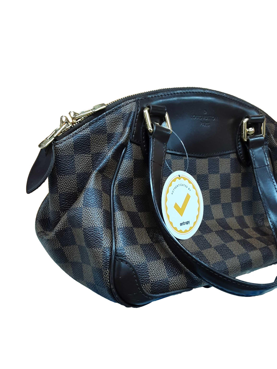 Louis Vuitton Verona Pm Damier Ebene Brown Purse / Handbag