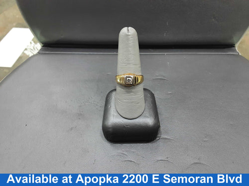 Men's Ring - Yellow Gold 14k (.585) 5.6 grams Size 8.5