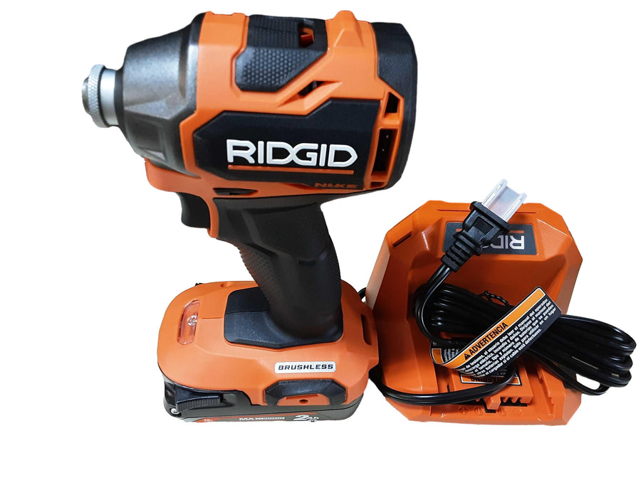 Rigid Rnksid01 Orange Cordless Impact Drill