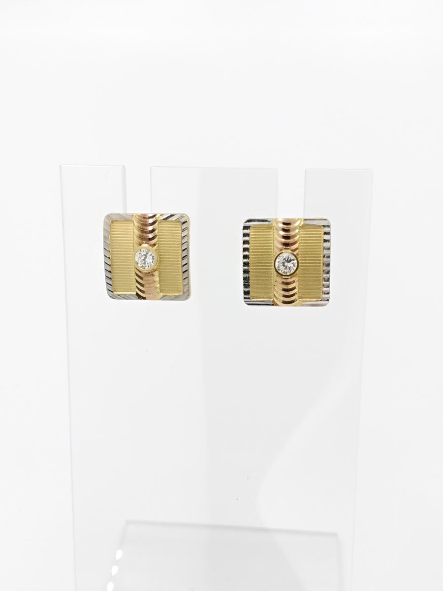 Earrings - Yellow Gold 14k (.585) 2.2 grams
