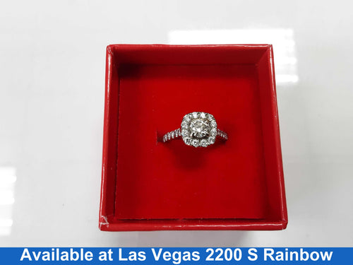 Ring - Engagement Set - White Gold 14k (.585) 3.9 grams Size 7