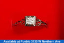 Women's Ring - Solitaire - White Gold 18k (.750) 2.1 grams Size 6