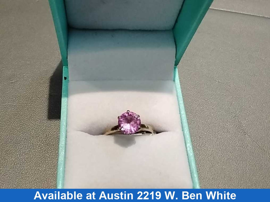 Women's Ring - Yellow Gold 10k (.417) 2.3 grams Size 20