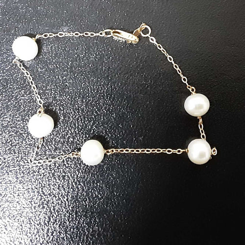 Bead Bracelet - Yellow Gold 14k (.585) 2.7 grams 8 inch