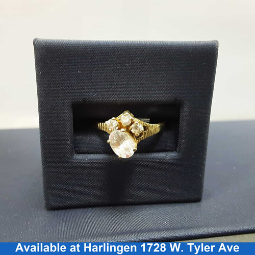 Women's Ring - Yellow Gold 10k (.417) 2.2 grams Size 7.5