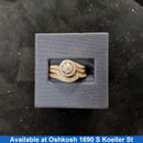 Ring - Wedding Set - Yellow Gold 10k (.417) 5.5 grams Size 9