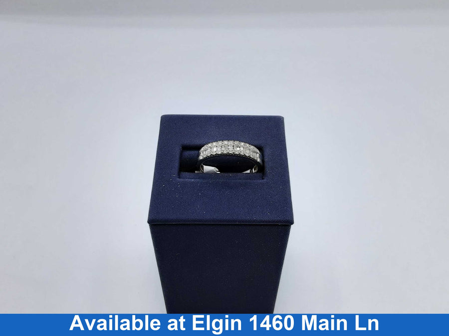 Women's Ring - Anniversary - White Gold 10k (.417) 2.4 grams Size 7