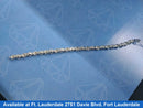 Tennis Bracelet - Silver 13.8 grams 7 inch