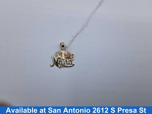 Pendant - Yellow Gold 14k (.585) 1.1 grams