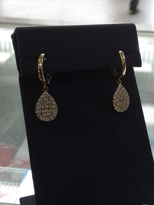 Earrings - Yellow Gold 14k (.585) 4.2 grams