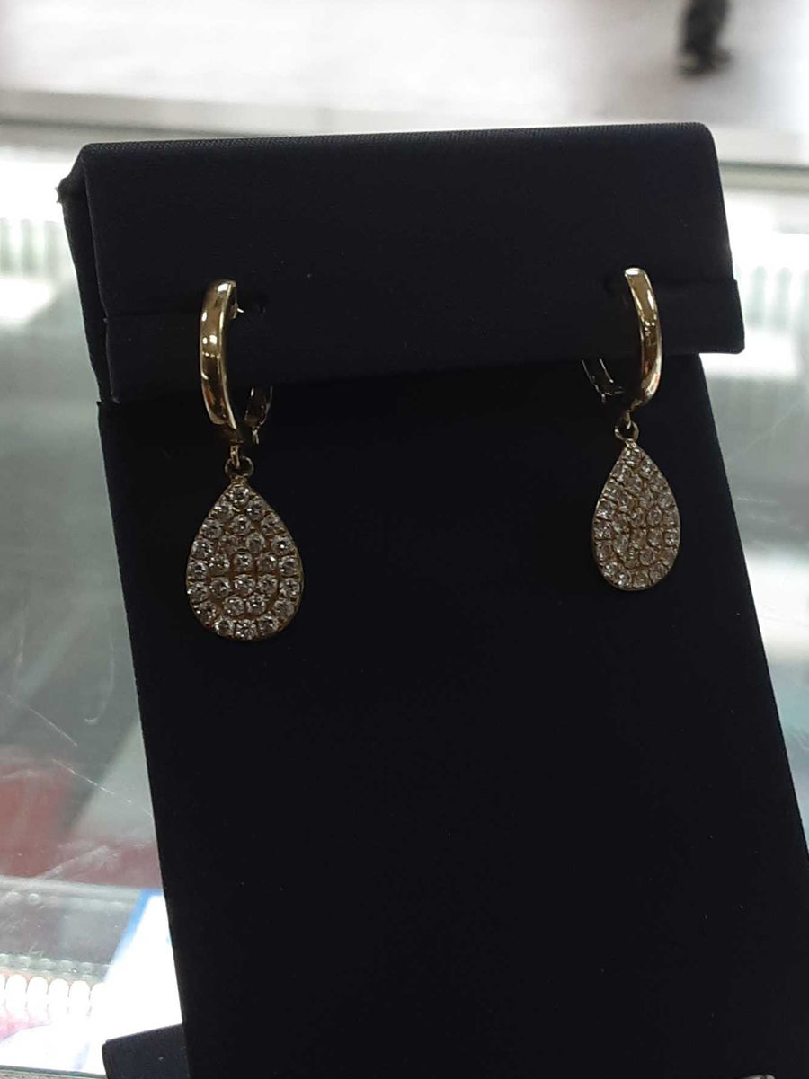 Earrings - Yellow Gold 14k (.585) 4.2 grams