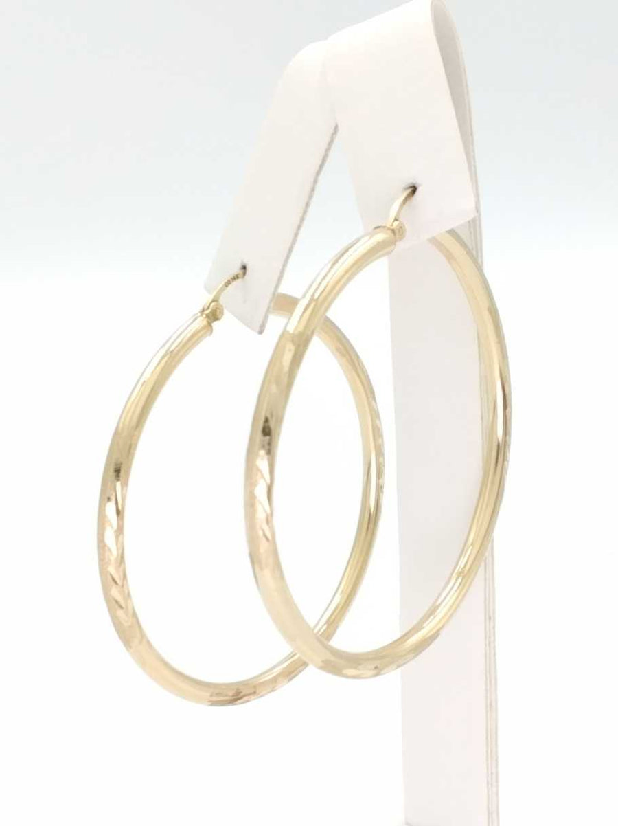 Hoop Earrings - Yellow Gold 14k (.585) 3.6 grams