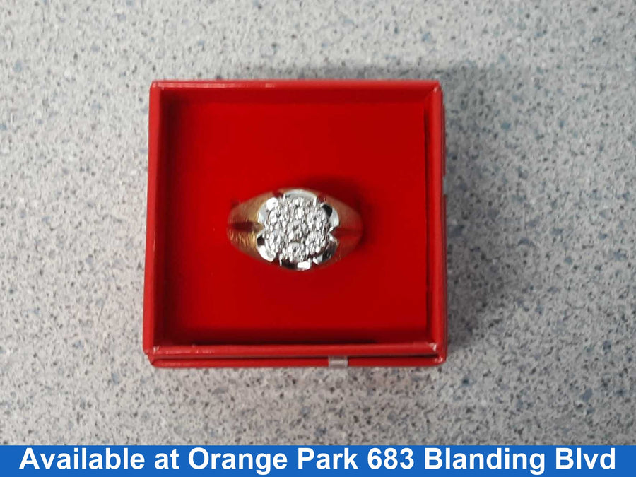 Men's Ring - Yellow Gold 14k (.585) 7 grams Size 11
