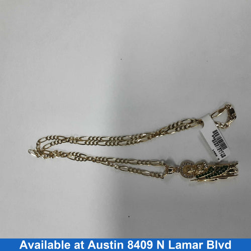 Cuban Link Chain - Yellow Gold 14k (.585) 11 grams 19 inch
