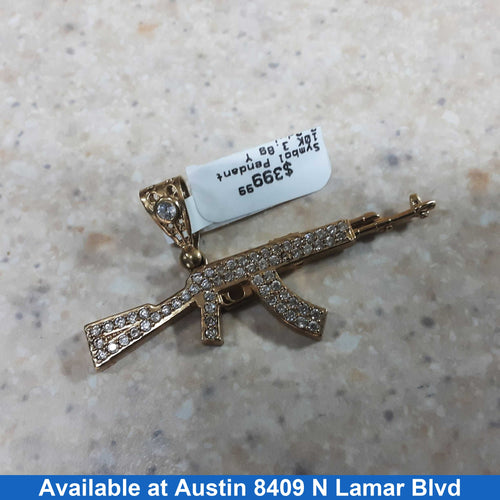 Symbol Pendant - Yellow Gold 10k (.417) 3.8 grams