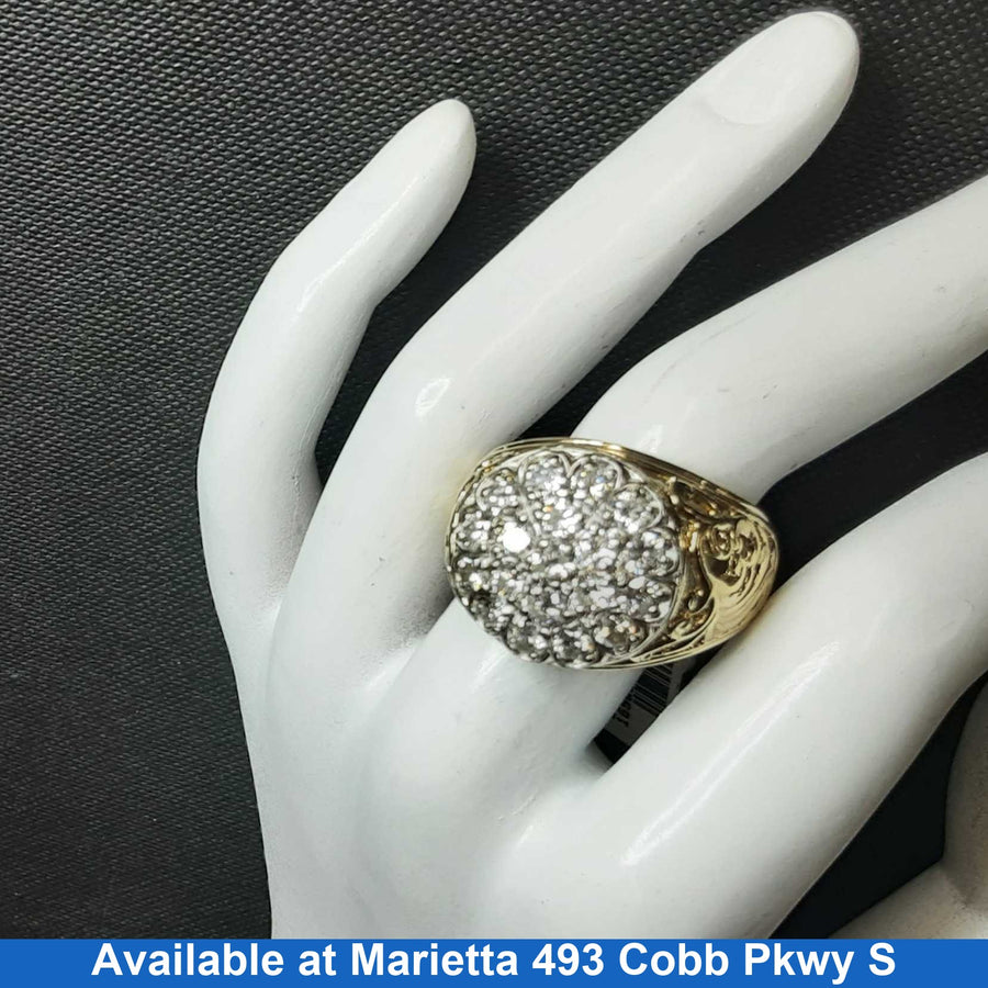 Men's Ring - Yellow Gold 10k (.417) 9.2 grams Size 11