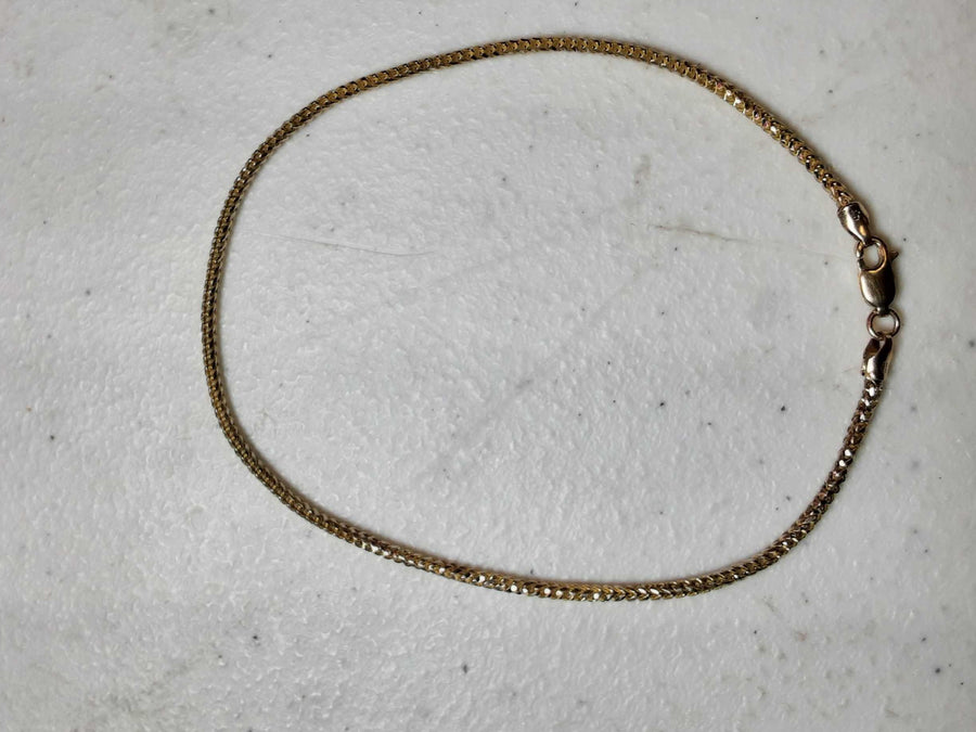 Fox Tail Bracelet - Yellow Gold 10k (.417) 5.8 grams 10 inch