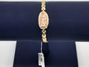 Charm Bracelet Yellow Gold 14k (.585) 9.4 grams 8 inch
