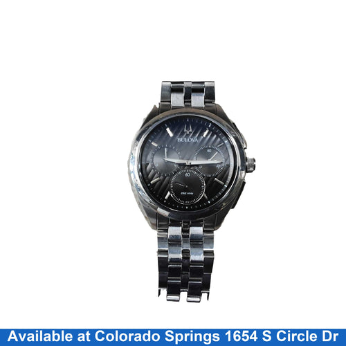 Bulova 96a186 Silver Regular Watch