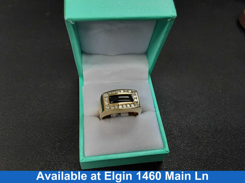 Men's Ring - Yellow Gold 14k (.585) 8.8 grams Size 9.5