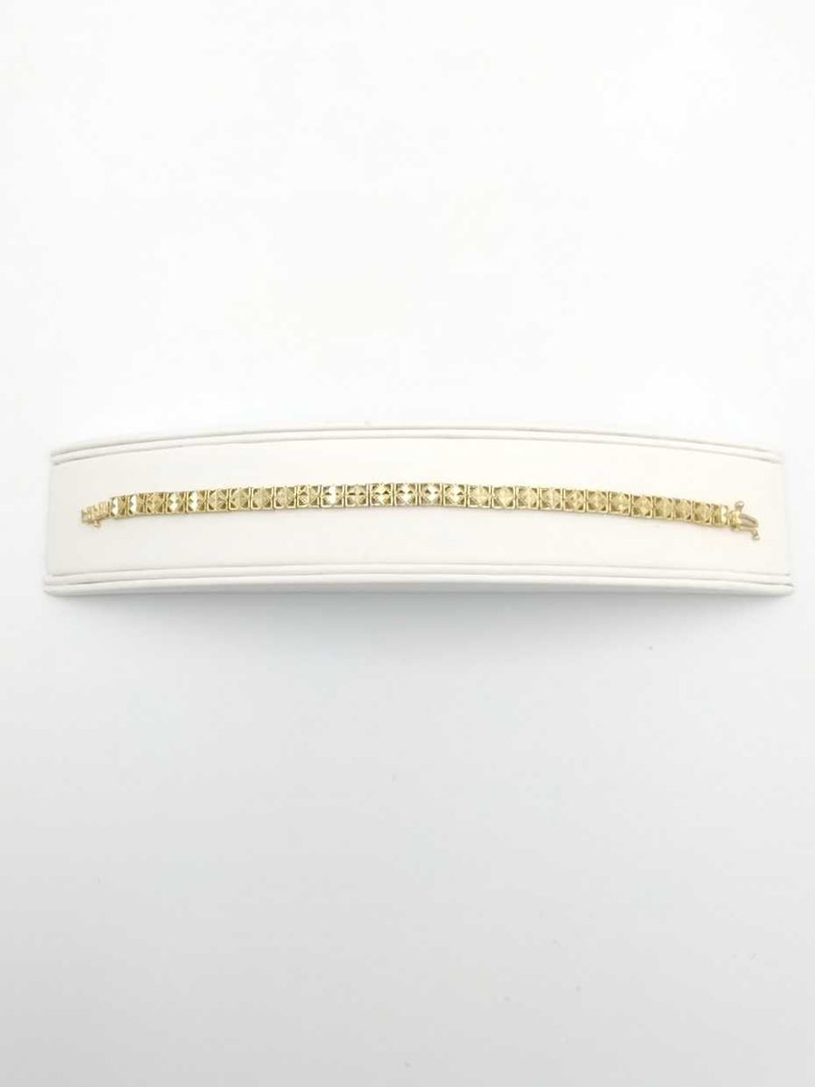 Tennis Bracelet - Yellow Gold 14k (.585) 11.9 grams 8 inch