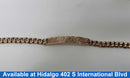 ID Bracelet - Yellow Gold 10k (.417) 14 grams 8 inch