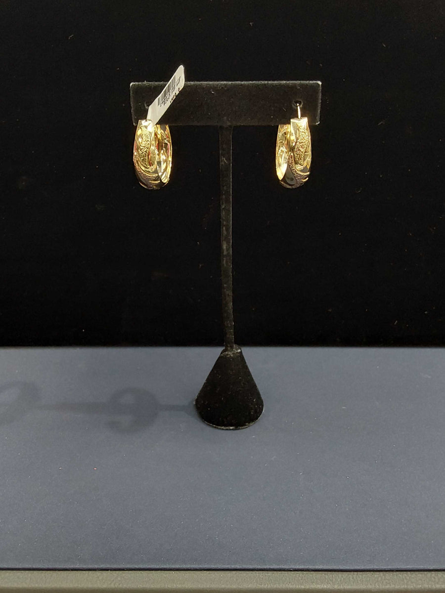 Hoop Earrings - Yellow Gold 14k (.585) 7.3 grams