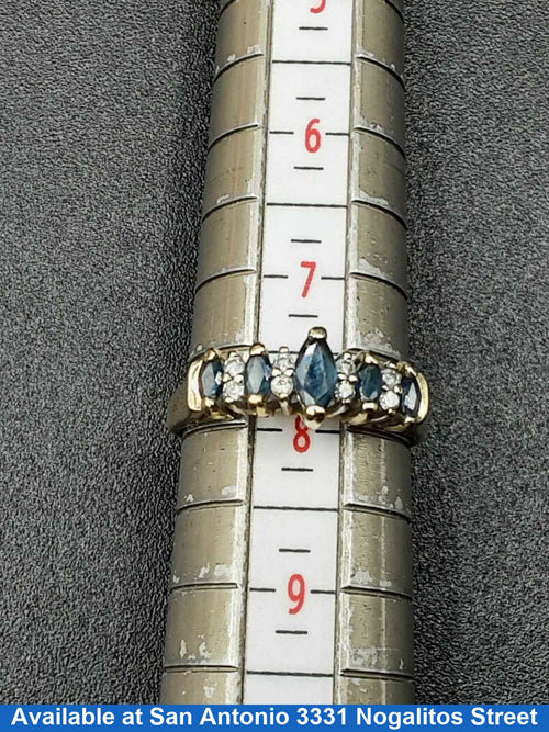 Women's Ring - Yellow Gold 14k (.585) 3.3 grams Size 7.5