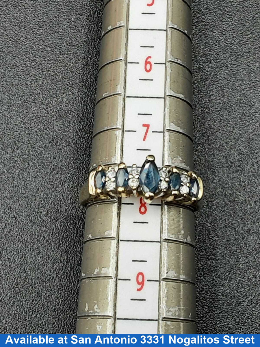 Women's Ring - Yellow Gold 14k (.585) 3.3 grams Size 7.5