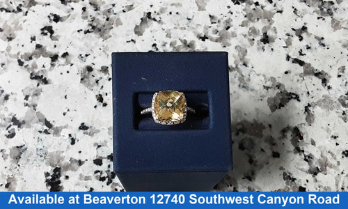 Women's Ring - Yellow Gold 10k (.417) 3.4 grams Size 5