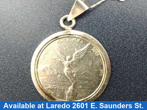 Coin Pendant - Silver 44 grams