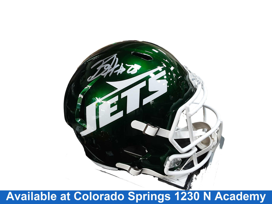 Nfl Breece Hall Signed Helmet Green Other Collectible