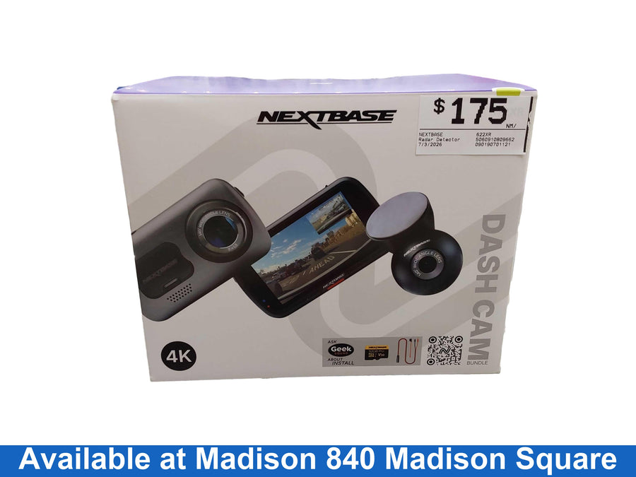 Nextbase 622xr Black Radar Detector / Dash Cam