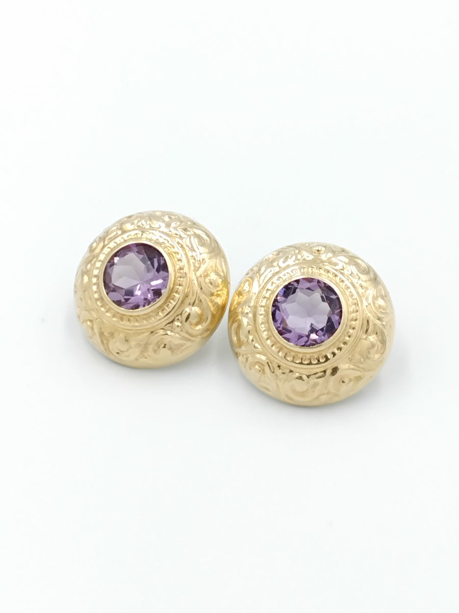 Earrings - Yellow Gold 14k (.585) 3.3 grams