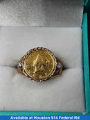 Women's Ring - Yellow Gold 14k (.585) 5.7 grams Size 7