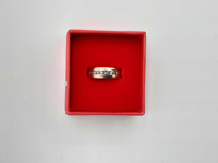 Ring - Wedding Band - White Gold 10k (.417) 7.3 grams Size 10