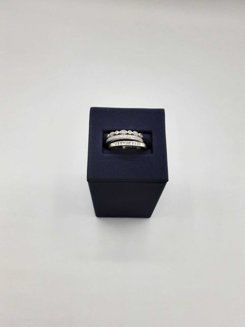 Ring - Engagement Set - Silver 3.8 grams Size 6.5