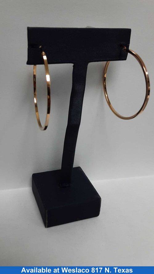 Hoop Earrings - Rose Gold 14k (.585) 1.6 grams