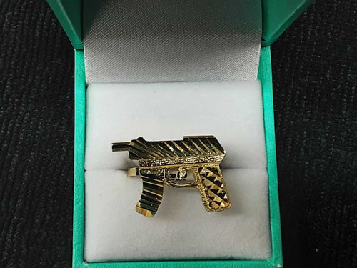 Men's Ring - Yellow Gold 10k (.417) 3.1 grams Size 20