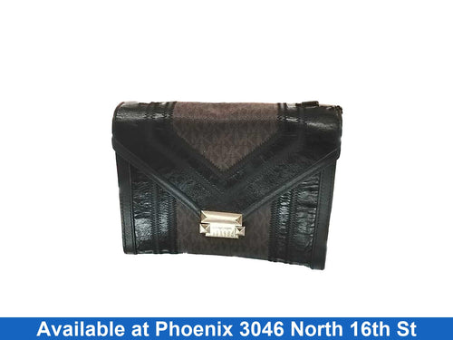 Michael Kors Av-1809 Black Purse / Handbag